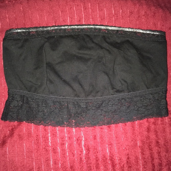 Intimately Free People Black Lace Bandeau Sz M NWT - Picture 3 of 6